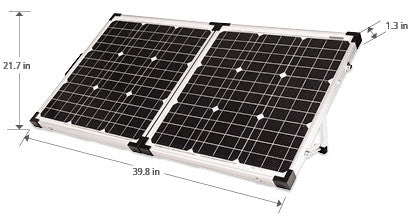 80 watt folding solar panel kit for RV