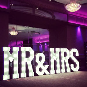 LED Marquee Letters Wedding