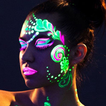 glow in dark face paint