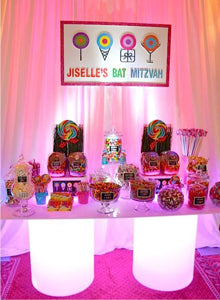 LED Glowing Dessert Table Candy Station
