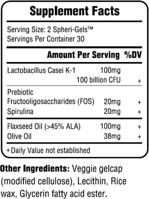 sho balance supplement facts