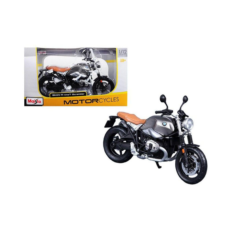 NEW 2019 BMW R Nine T Scrambler Motorcycles Model 1:12 Scale Diecast Model Toys 