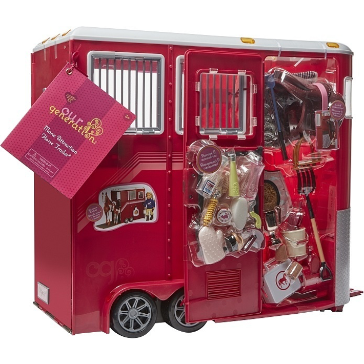 18 inch doll horse trailer