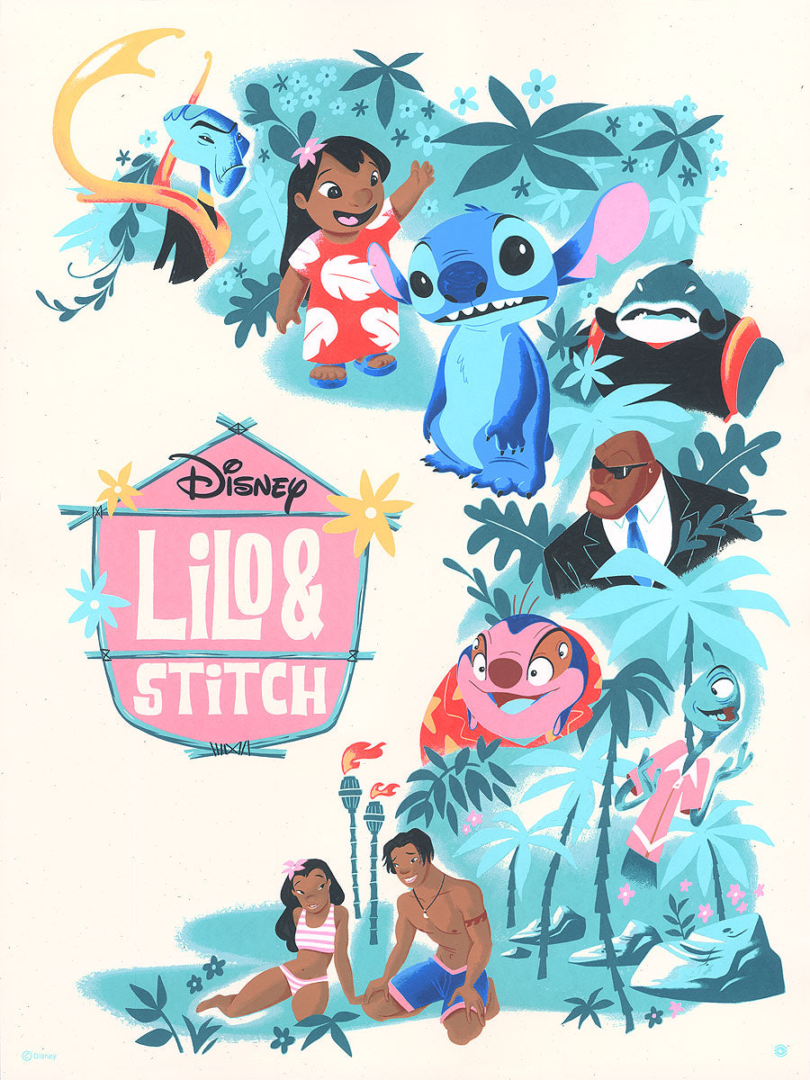 Mínimo eje campo Lilo & Stitch by Daniel Arriaga – Cyclops Print Works