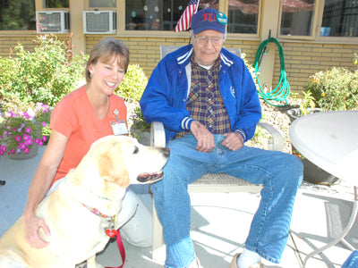 animal assisted therapy, immanuel lutheran home kalispell, dog therapy, montana living, montana health journal
