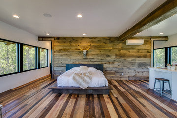 master bedroom, Old Montana Building Company whitefish