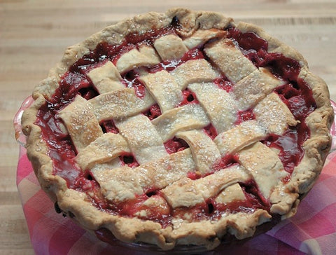 A cherry pie from Bernices Bakery in Missoula.
