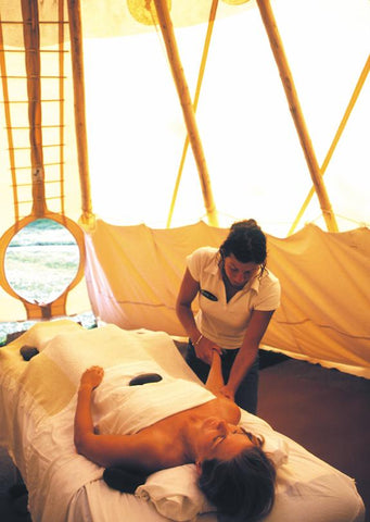 a massage at chico hot springs montana tipi romantic destination