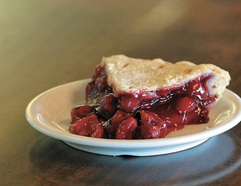 Cherry pie from the Coffee Cup in Hamilton, Montana.