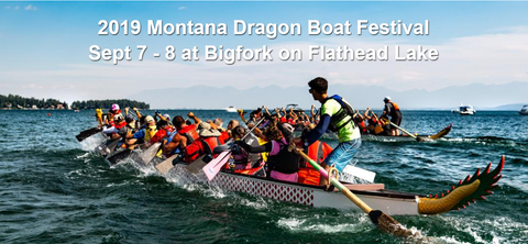 Montana Dragon Boat festival in Bigfork Montana, Montana Living, Flathead Lake