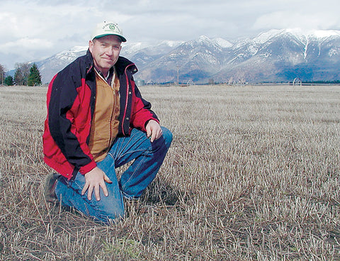 MONTANA flathead valley  mint grower kenneth smith, photo by david reese  montana living, montana agriculture