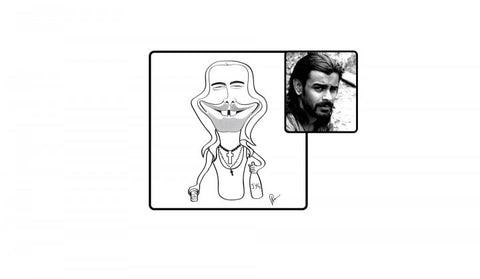 Ameeth Thomas, Caricature Artist, Prasad Bhat, Graphicurry