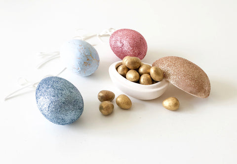 Kirsty Gadd Textiles Ceramic Easter Egg Handmade Decorations