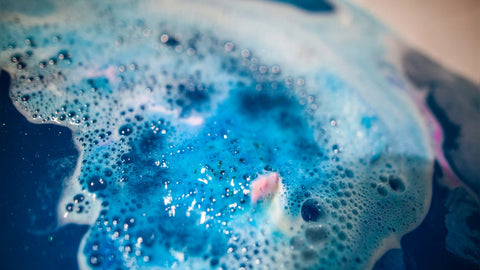 Colorful bath bombs