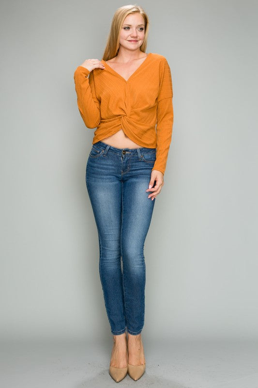 Mustard Top for Fall colors