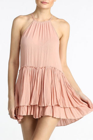 short sun dress with tier ruffles posh box clothing