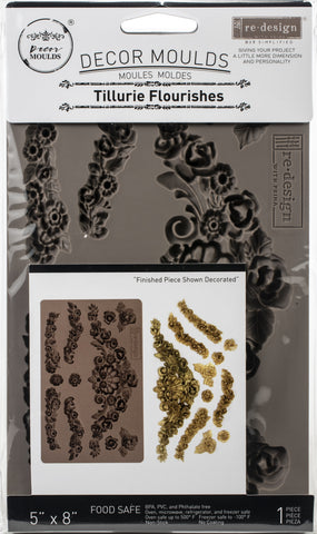 Prima Marketing Re-Design Mould Tillurie Flourish 5inX8inX12mm