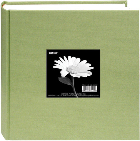 Pioneer Cloth Photo Album with Frame Sage Green 9inx9in