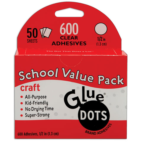 Glue Dots School Value Pack .5in Craft Dots