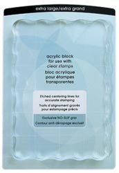 Inkadinkado Clear Block Extra Large