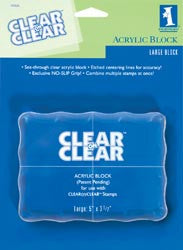 Inkadinkado Clear Block Large