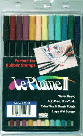LePlume II Marker Set Victorian Colors