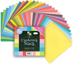 Match Makers Textured Brights Cardstock Stack 8inx8in