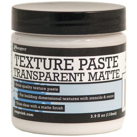 Ranger Texture Transparent Paste Matte 4oz