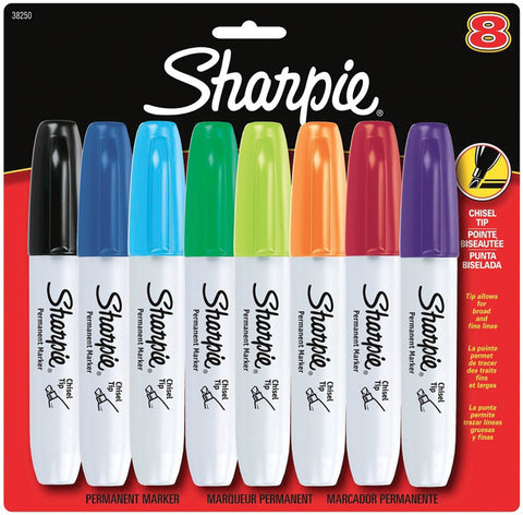 Sharpie Chisel Tip Permanent Markers