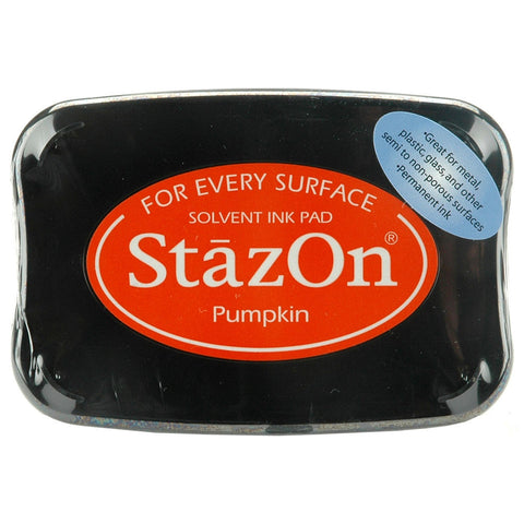 Tsukineko StazOn Solvent Ink Pad Pumpkin