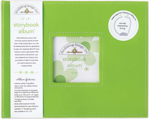 Storybook Album Limeade 8inx8in