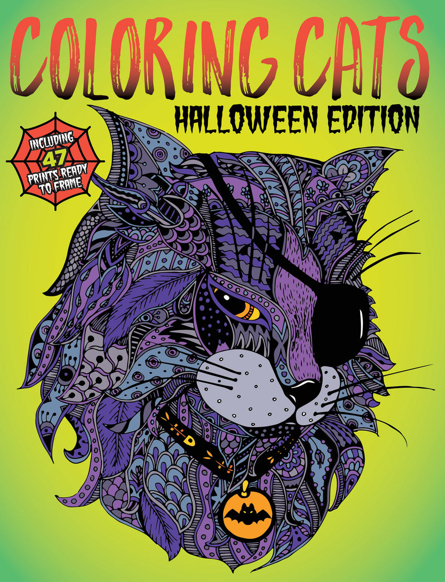 Coloring Cats: Halloween Edition – Media Lab Publishing