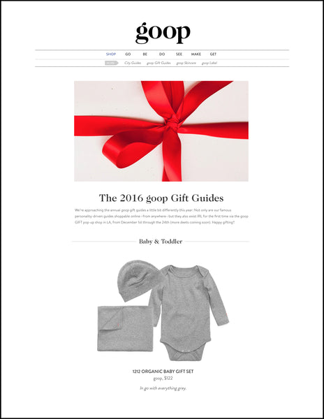12|12 featured on goop's 2016 Holiday Gift Guide