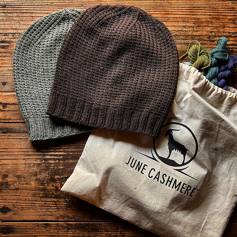 A cashmere hat - 'Made to' wear and wear