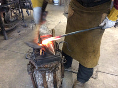 Each fire poker is hand forged to ensure it lasts for many seasons of fire tending.