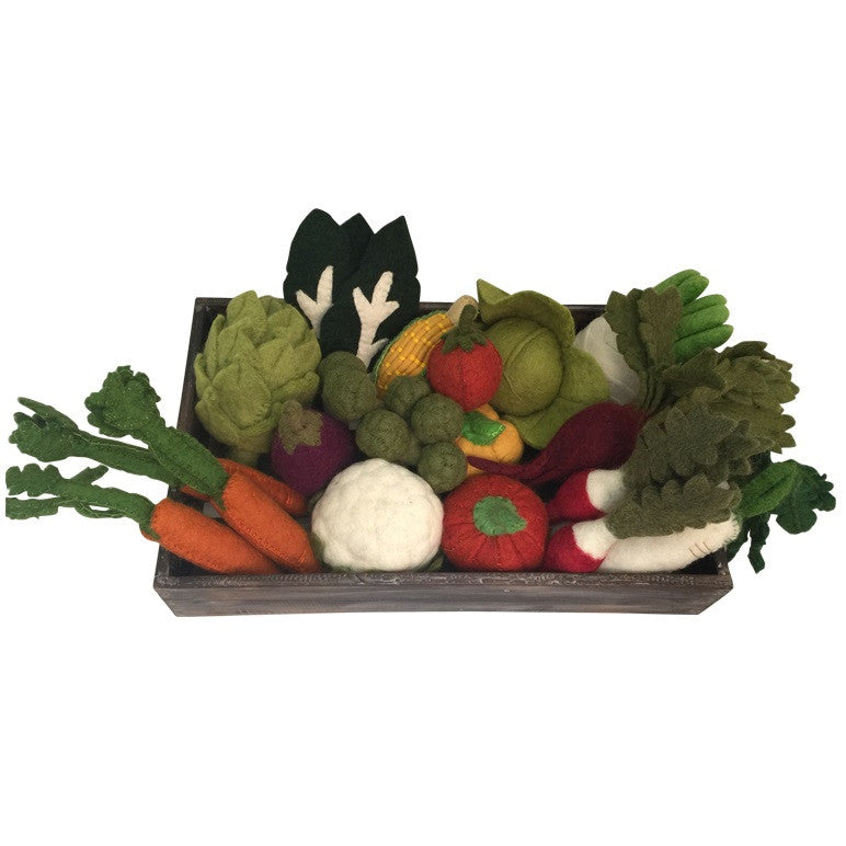 childrens wooden vegetables