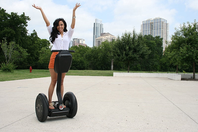 gyropode segway fille