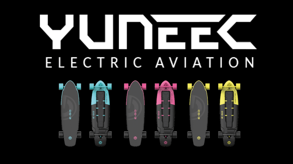 skateboard yuneec electrique