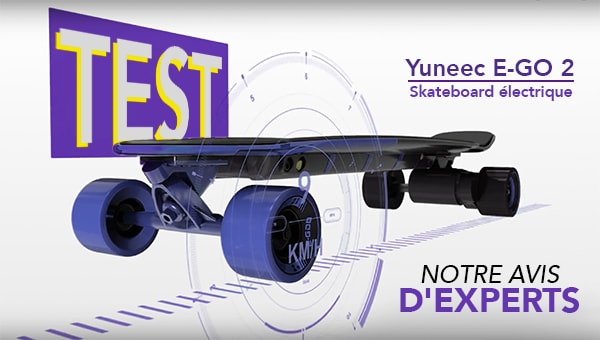 test skateboard electrique yuneec ego 2 avis