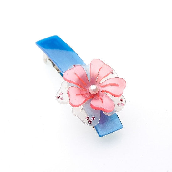 Transparent Rose Barrette 1484-1425