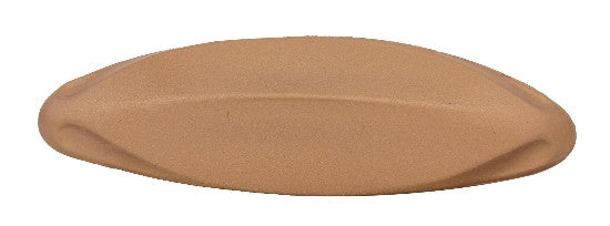 Pointed Notched Satin Gold Barrette 363