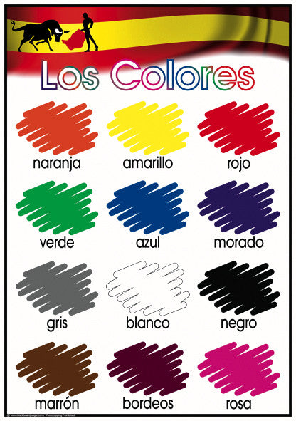 Spanish: Colours – Blackboard Jungle