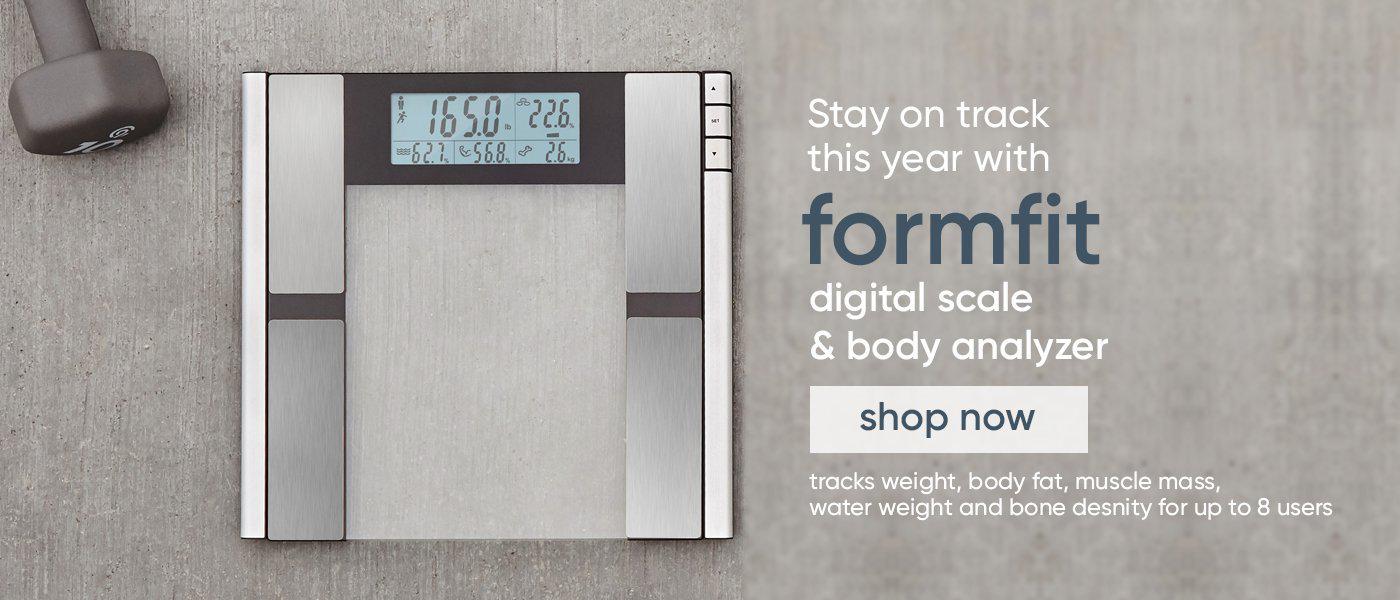  Vitagoods Form Fit Digital Scale and Body Analyzer