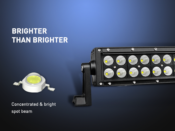 Nilight 50-Inch Curved 288W Black LED Light Bar