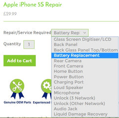 iPhone 5S Battery Replacement