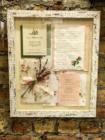 Framed Wedding Invitation