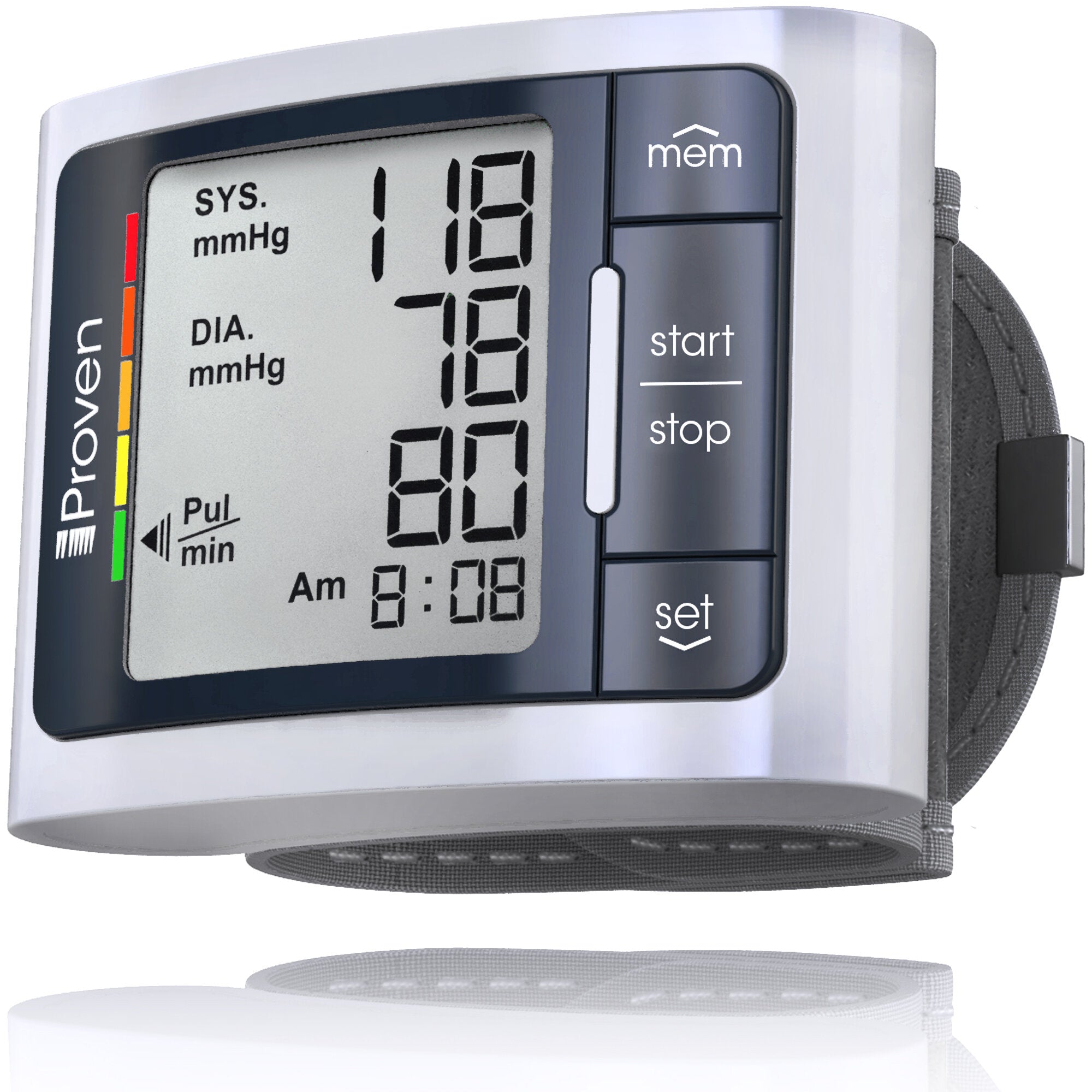 flexible Apoyarse Mus Digital Wrist Blood Pressure Monitor - BPM 337 Grey - iProven.com
