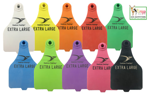 Duflex ear tag colors sold by CCK Outfitters the Ear Tag Co.