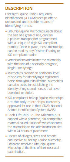 cck sells microchips for deer and horses
