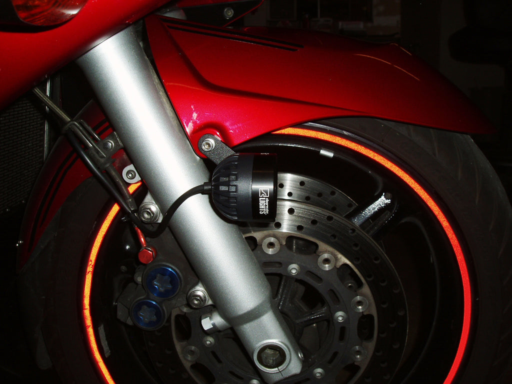 FJR with fender mounted Darlas